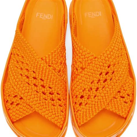 fendi reflection crisscross slide sandals|Fendi Reflection Crisscross Slide Sandals on SALE .